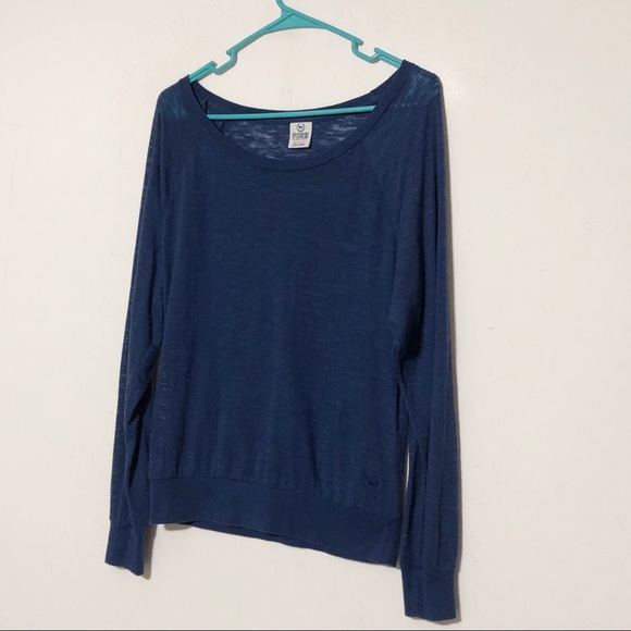 VS Pink Blue Burnout Top - Picture 2 of 9